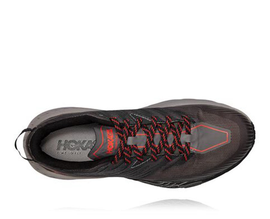 Hoka One One Speedgoat 4 Trailskor Herr - Svarta - NTFUE-2365